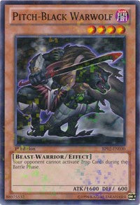 Pitch-Black Warwolf [BP02-EN030] Mosaic Rare | Exor Games New Glasgow