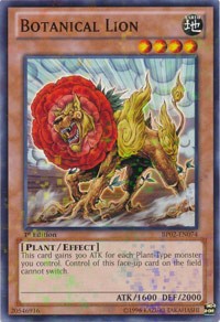 Botanical Lion [BP02-EN074] Mosaic Rare | Exor Games New Glasgow