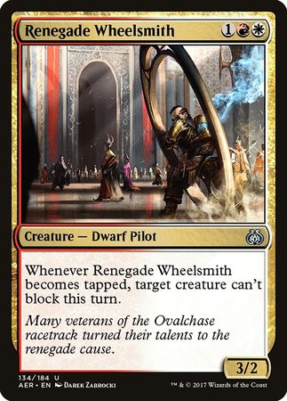Renegade Wheelsmith [Aether Revolt] | Exor Games New Glasgow