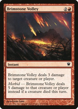 Brimstone Volley [Innistrad] | Exor Games New Glasgow