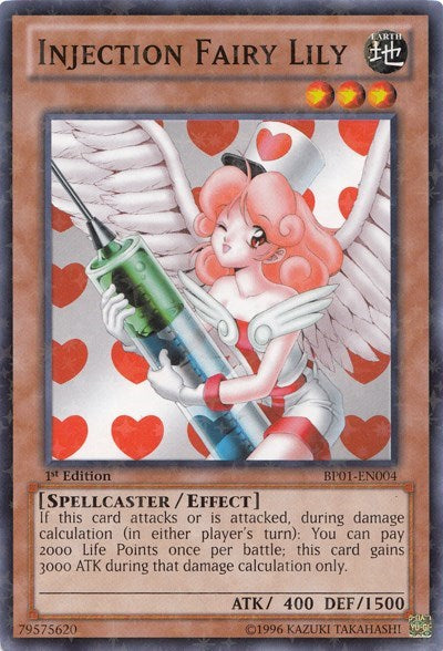 Injection Fairy Lily [BP01-EN004] Starfoil Rare | Exor Games New Glasgow