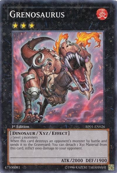 Grenosaurus [BP01-EN026] Starfoil Rare | Exor Games New Glasgow