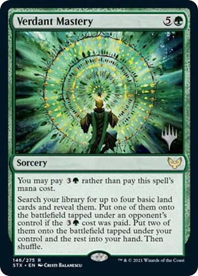 Verdant Mastery (Promo Pack) [Strixhaven: School of Mages Promos] | Exor Games New Glasgow