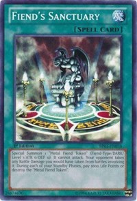 Fiend's Sanctuary [BP01-EN076] Starfoil Rare | Exor Games New Glasgow