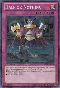 Half or Nothing [BP01-EN101] Starfoil Rare | Exor Games New Glasgow