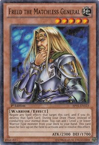 Freed the Matchless General [BP01-EN123] Starfoil Rare | Exor Games New Glasgow