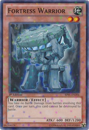 Fortress Warrior [BP01-EN206] Starfoil Rare | Exor Games New Glasgow