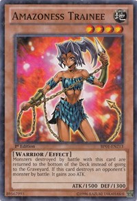 Amazoness Trainee [BP01-EN213] Starfoil Rare | Exor Games New Glasgow