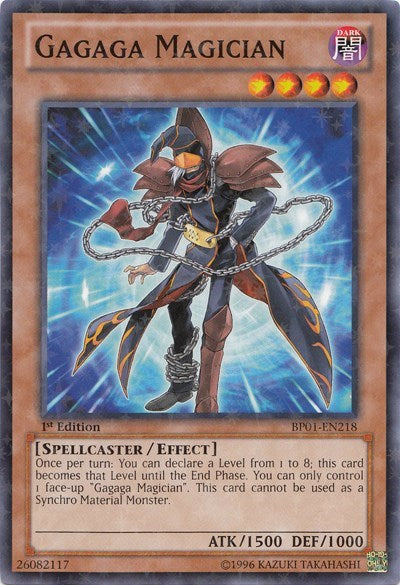 Gagaga Magician [BP01-EN218] Starfoil Rare | Exor Games New Glasgow