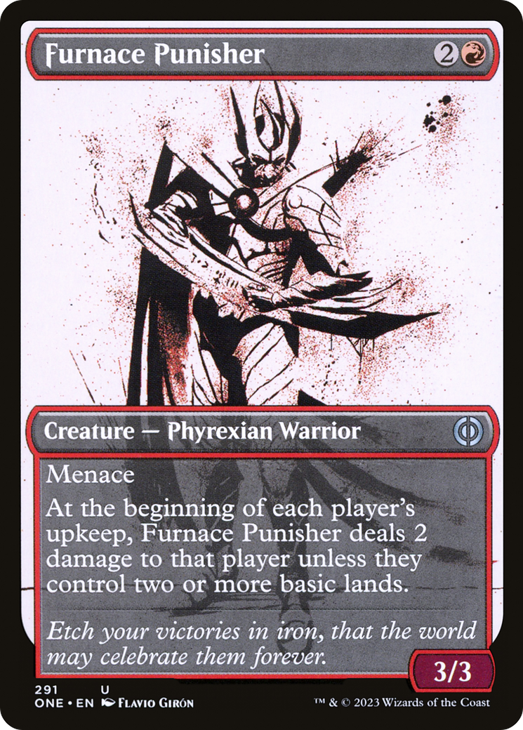 Furnace Punisher (Showcase Ichor) [Phyrexia: All Will Be One] | Exor Games New Glasgow