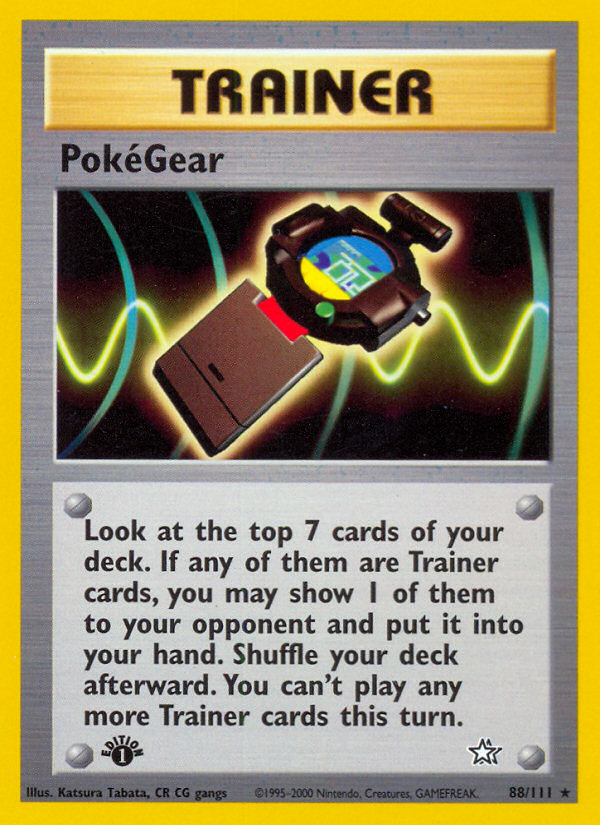 PokeGear (88/111) [Neo Genesis 1st Edition] | Exor Games New Glasgow