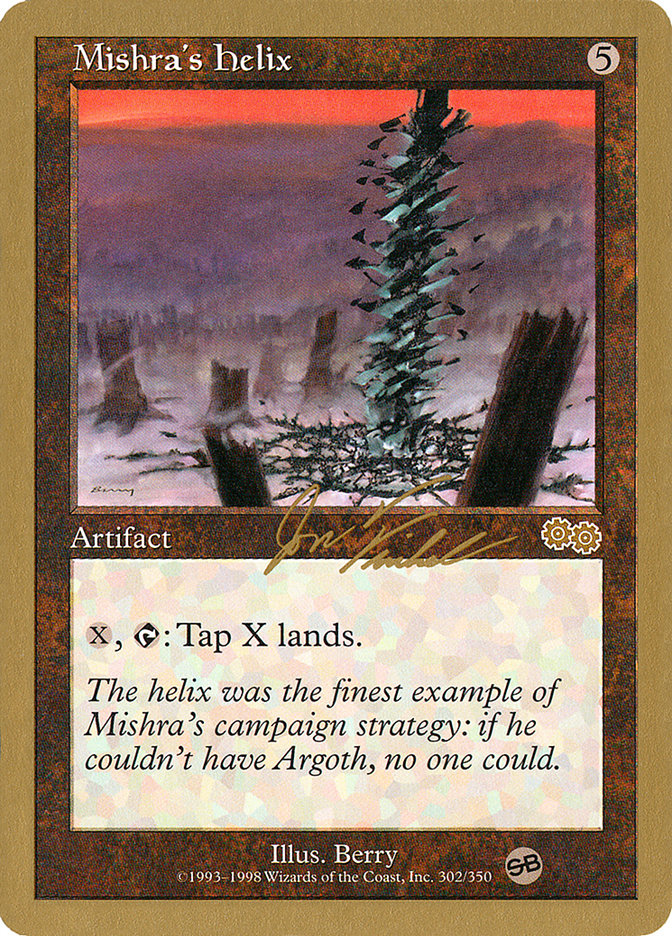 Mishra's Helix (Jon Finkel) (SB) [World Championship Decks 2000] | Exor Games New Glasgow