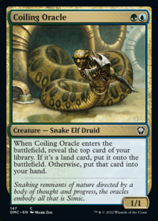 Coiling Oracle [Dominaria United Commander] | Exor Games New Glasgow