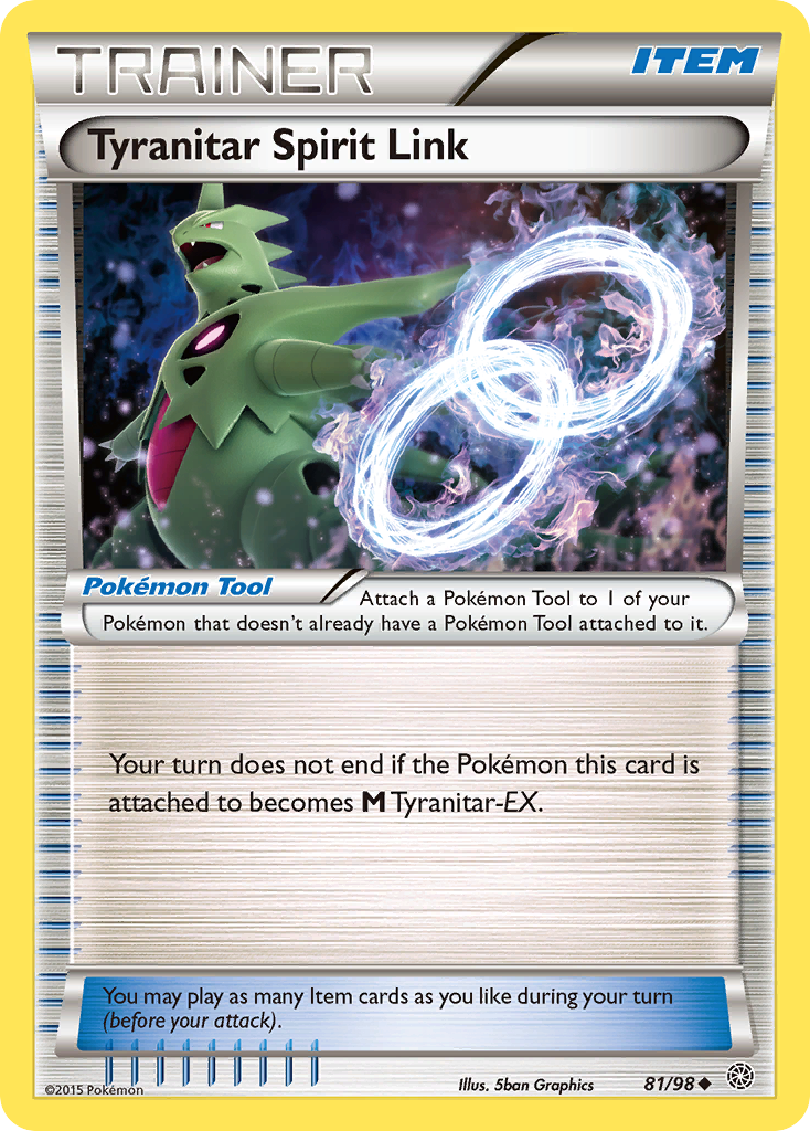 Tyranitar Spirit Link (81/98) [XY: Ancient Origins] | Exor Games New Glasgow