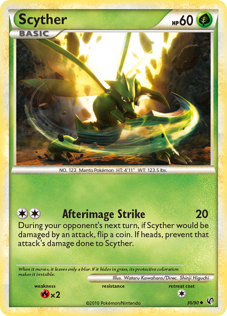 Scyther (36/90) [HeartGold & SoulSilver: Undaunted] | Exor Games New Glasgow