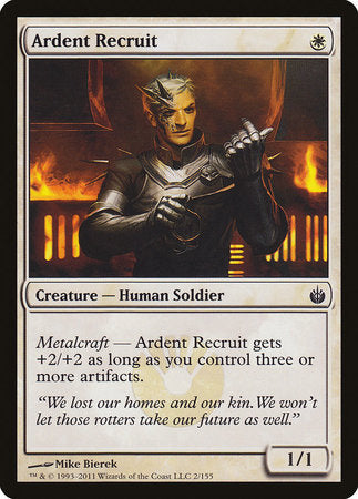 Ardent Recruit [Mirrodin Besieged] | Exor Games New Glasgow