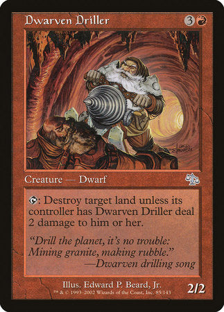 Dwarven Driller [Judgment] | Exor Games New Glasgow