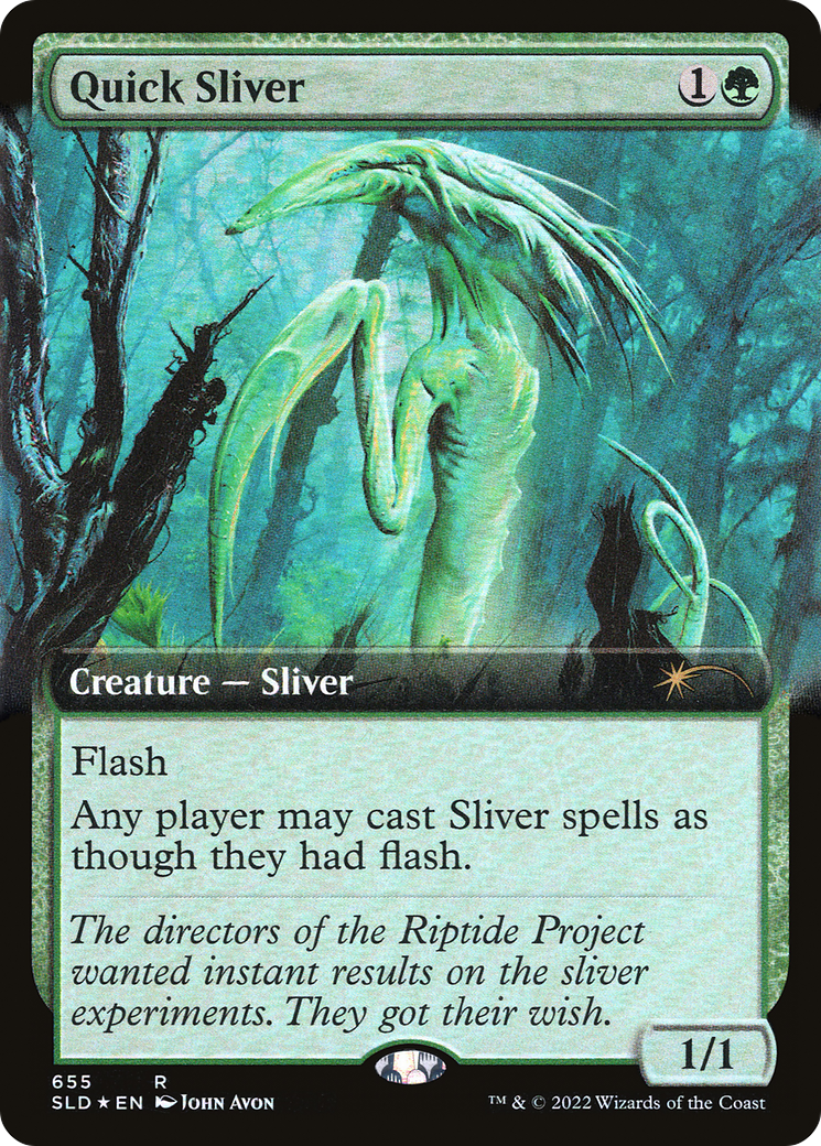 Quick Sliver (Extended Art) [Secret Lair Drop Promos] | Exor Games New Glasgow