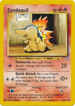 Cyndaquil (57/111) [Neo Genesis Unlimited] | Exor Games New Glasgow