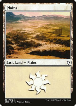 Plains (284) [Commander Anthology Volume II] | Exor Games New Glasgow