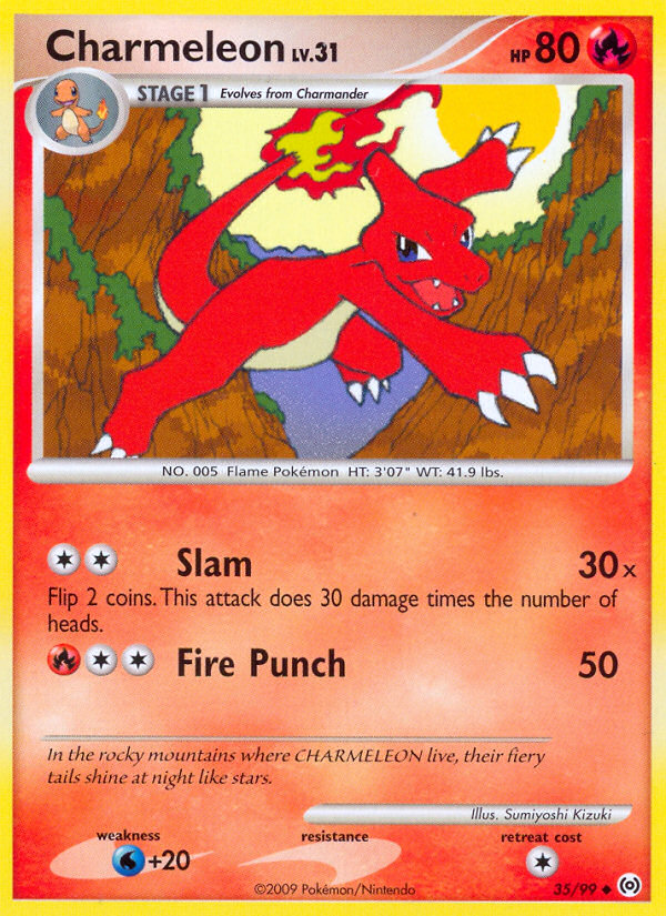 Charmeleon (35/99) [Platinum: Arceus] | Exor Games New Glasgow