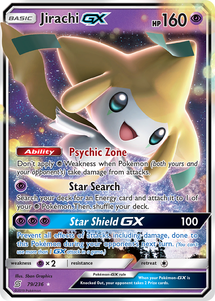 Jirachi GX (79/236) [Sun & Moon: Unified Minds] | Exor Games New Glasgow