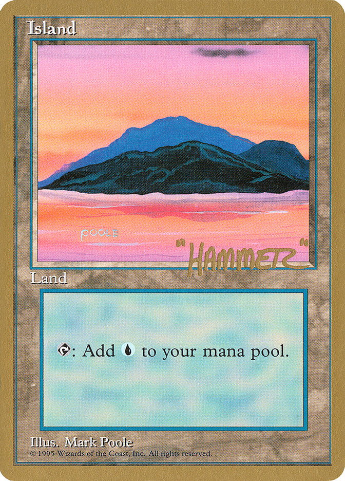 Island (shr369) (Shawn "Hammer" Regnier) [Pro Tour Collector Set] | Exor Games New Glasgow