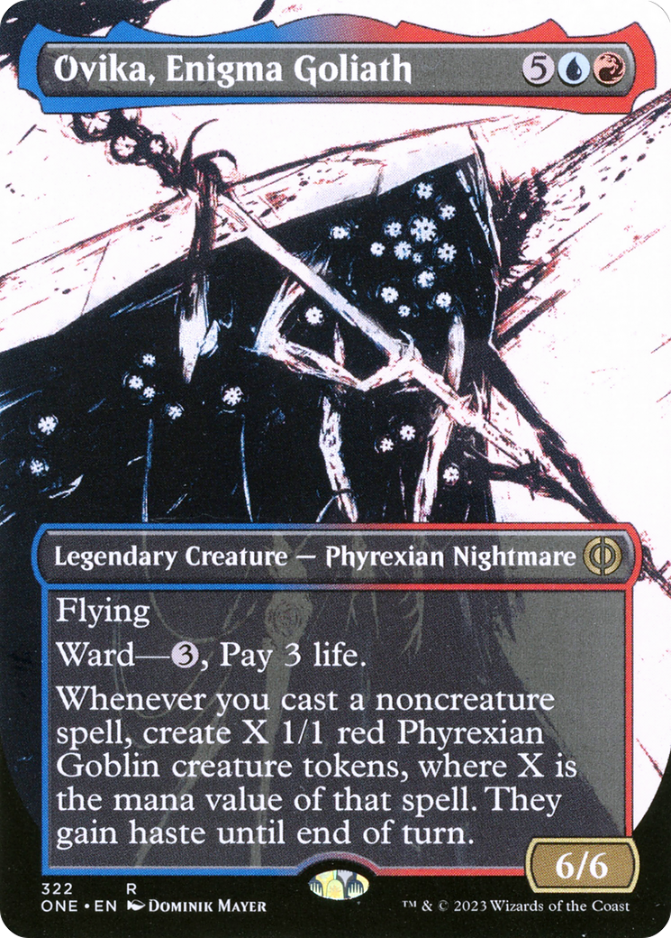 Ovika, Enigma Goliath (Borderless Ichor) [Phyrexia: All Will Be One] | Exor Games New Glasgow