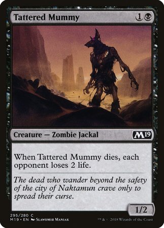 Tattered Mummy [Core Set 2019] | Exor Games New Glasgow