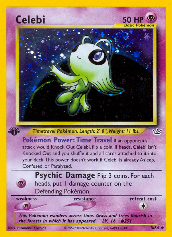 Celebi (3/64) [Neo Revelation 1st Edition] | Exor Games New Glasgow