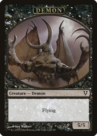 Demon Token [Avacyn Restored Tokens] | Exor Games New Glasgow