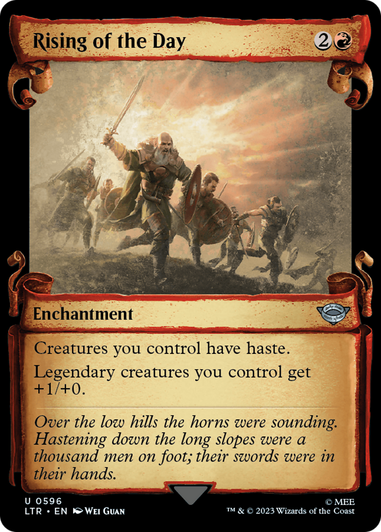 Rising of the Day [The Lord of the Rings: Tales of Middle-Earth Showcase Scrolls] | Exor Games New Glasgow