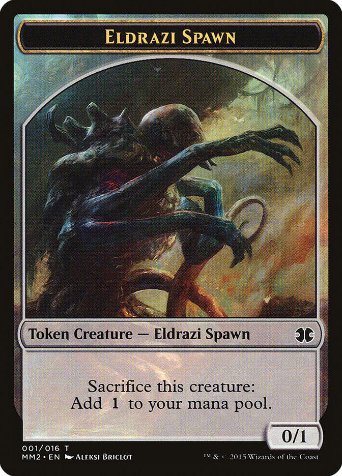 Eldrazi Spawn (001/016) [Modern Masters 2015 Tokens] | Exor Games New Glasgow