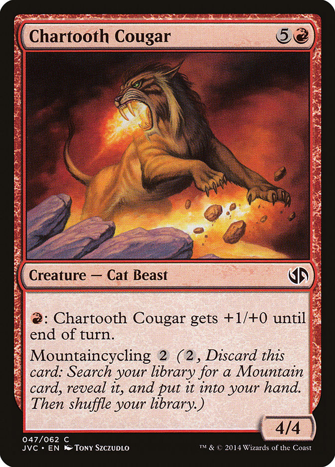 Chartooth Cougar [Duel Decks Anthology] | Exor Games New Glasgow