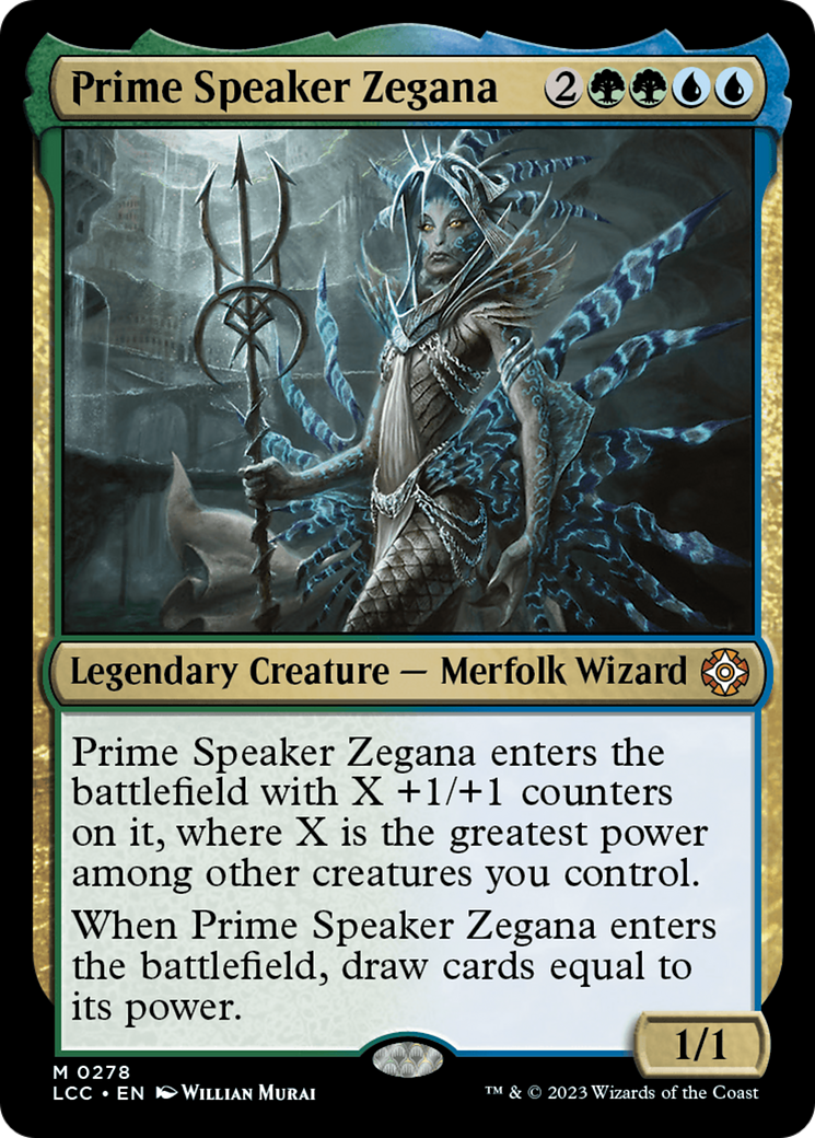 Prime Speaker Zegana [The Lost Caverns of Ixalan Commander] | Exor Games New Glasgow