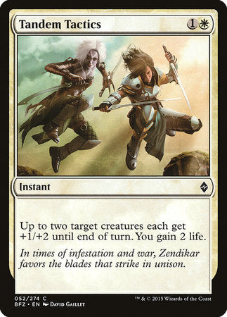 Tandem Tactics [Battle for Zendikar] | Exor Games New Glasgow