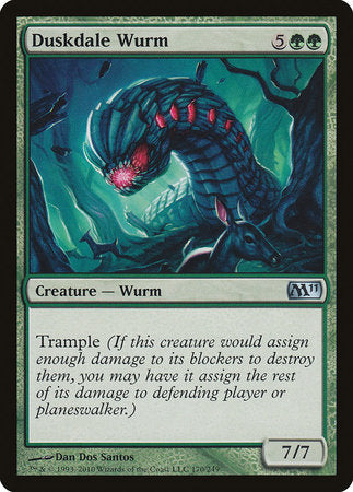 Duskdale Wurm [Magic 2011] | Exor Games New Glasgow