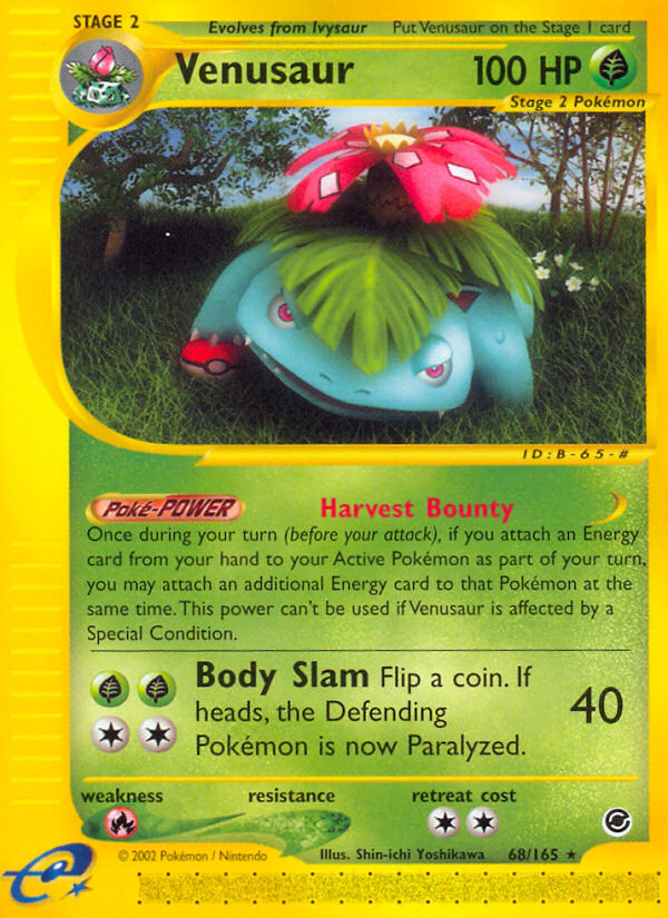 Venusaur (68/165) [Expedition: Base Set] | Exor Games New Glasgow