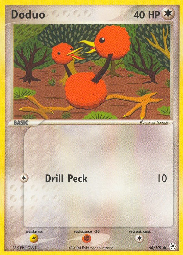 Doduo (60/101) [EX: Hidden Legends] | Exor Games New Glasgow