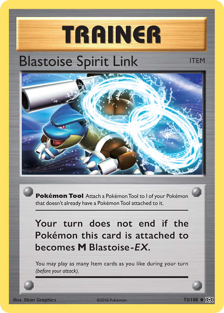 Blastoise Spirit Link (73/108) [XY: Evolutions] | Exor Games New Glasgow