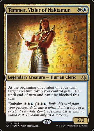 Temmet, Vizier of Naktamun [Amonkhet] | Exor Games New Glasgow