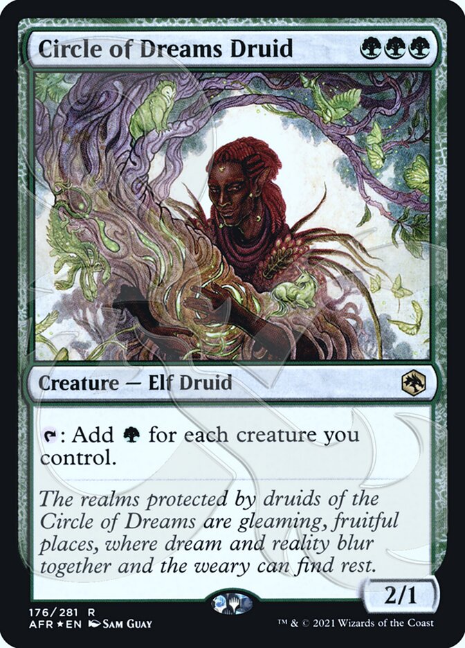 Circle of Dreams Druid (Ampersand Promo) [Dungeons & Dragons: Adventures in the Forgotten Realms Promos] | Exor Games New Glasgow