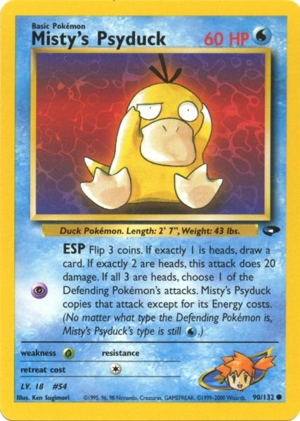 Misty's Psyduck (90/132) [Gym Challenge Unlimited] | Exor Games New Glasgow