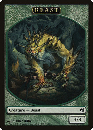 Beast Token [Duel Decks: Heroes vs. Monsters Tokens] | Exor Games New Glasgow