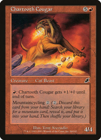 Chartooth Cougar [Scourge] | Exor Games New Glasgow