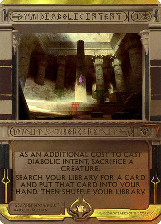 Diabolic Intent [Amonkhet Invocations] | Exor Games New Glasgow