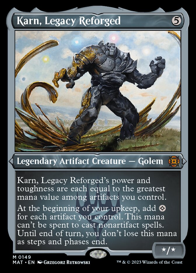 Karn, Legacy Reforged (Foil Etched) [March of the Machine: The Aftermath] | Exor Games New Glasgow