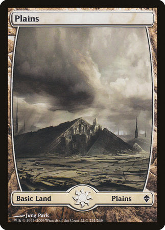 Plains (231) - Full Art [Zendikar] | Exor Games New Glasgow