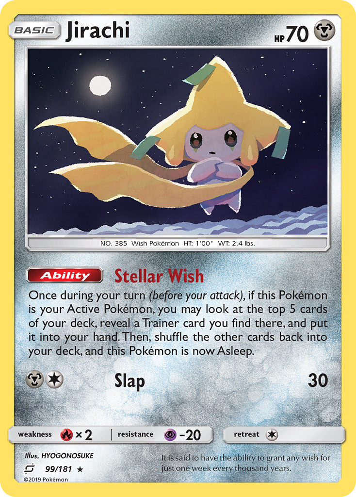 Jirachi (99/181) [Sun & Moon: Team Up] | Exor Games New Glasgow