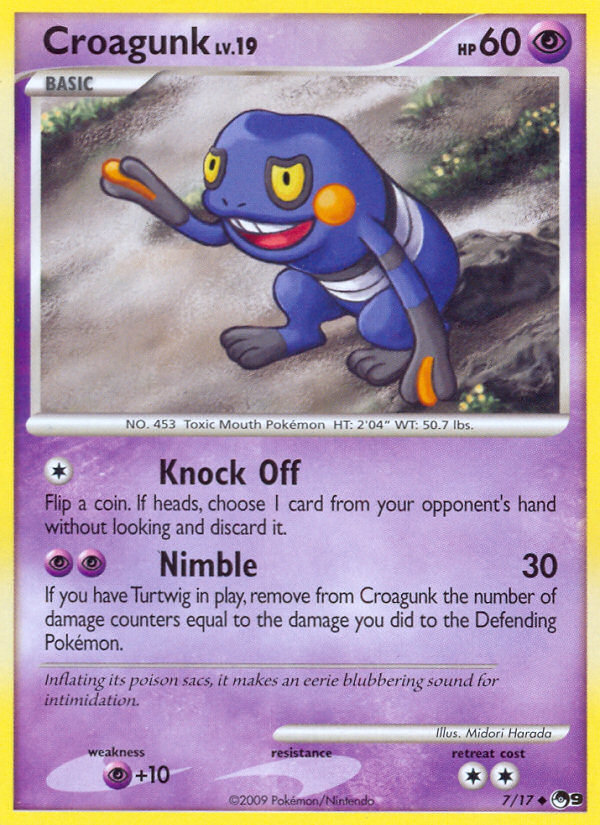 Croagunk (7/17) [POP Series 9] | Exor Games New Glasgow